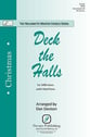 Deck the Halls SATB choral sheet music cover